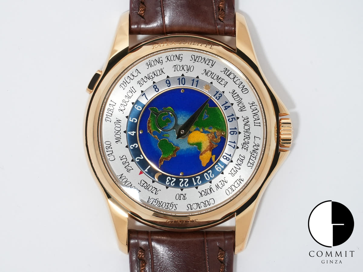 パテックフィリップ ワールドタイム クロワゾネ Ref.5131J-001 イエローゴールド クロワゾネ文字盤