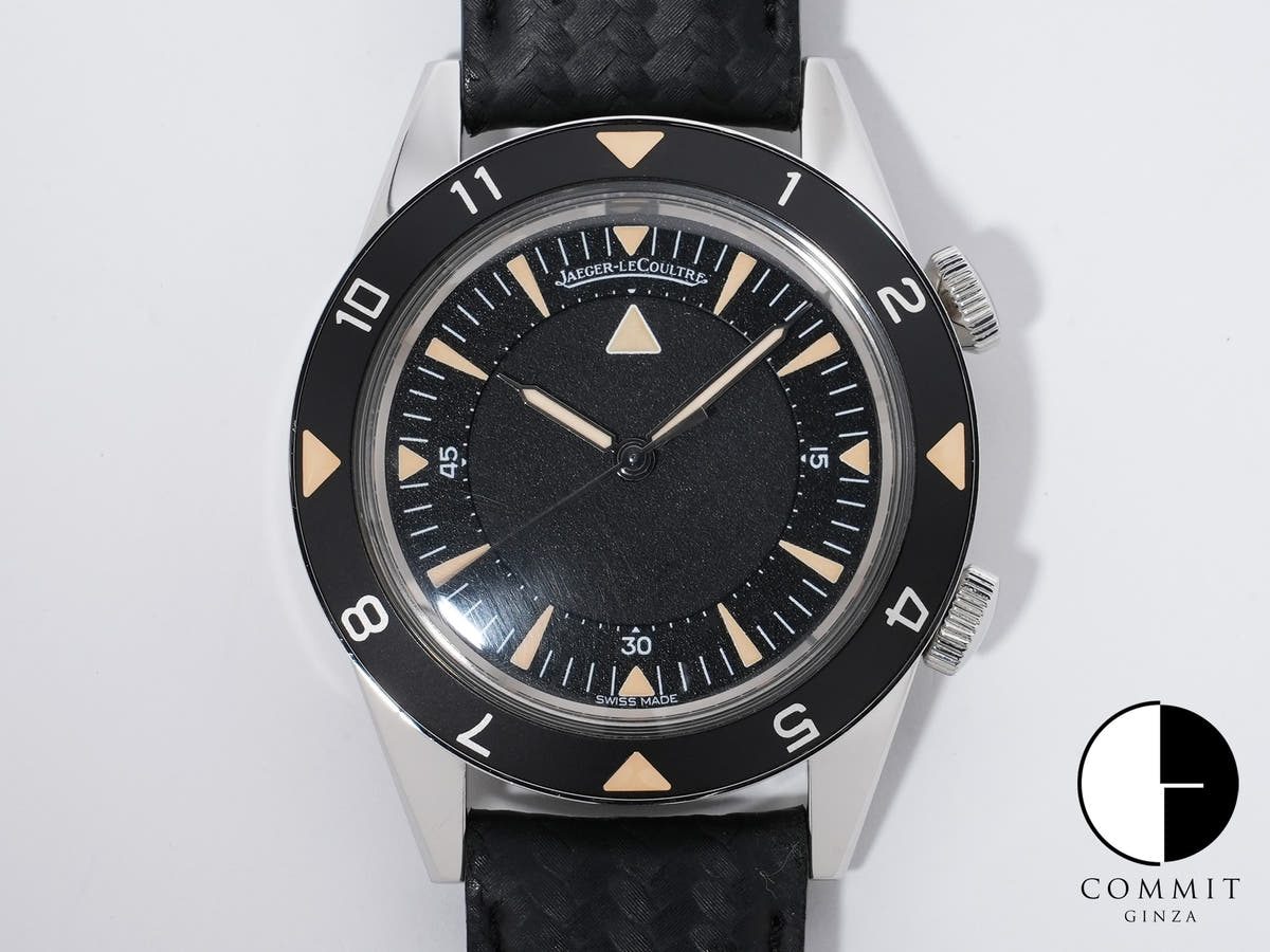 ジャガールクルト メモボックス トリビュート トゥ ディープシー Ref.Q2028470 SS ブラック文字盤 中古 jbxug4em