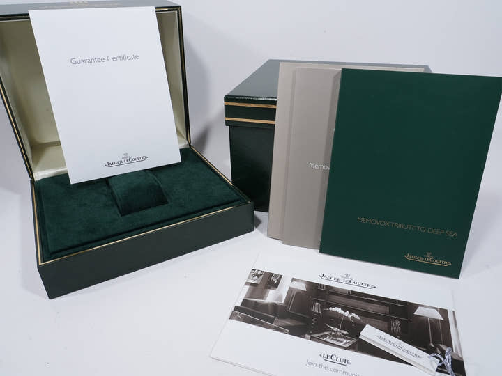 ジャガールクルト メモボックス トリビュート トゥ ディープシー Ref.Q2028470 SS ブラック文字盤 中古 jbxug4em