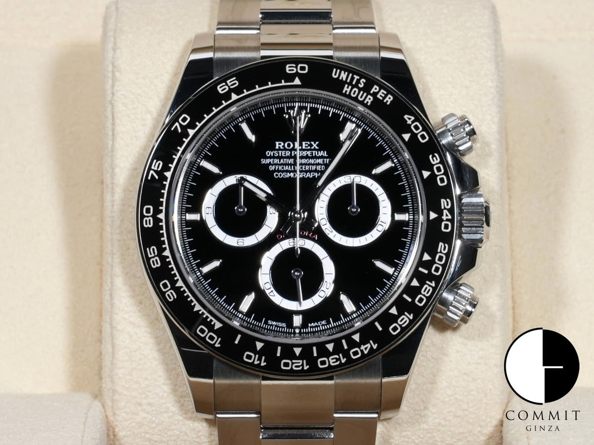 ロレックス デイトナ Ref.126500LN ステンレススチール ブラック文字盤