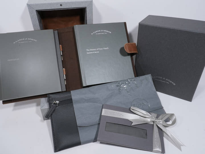 A.ランゲ&ゾーネ オデュッセウス Ref.363.068 18KWG グレー文字盤 美品 cpu47s27