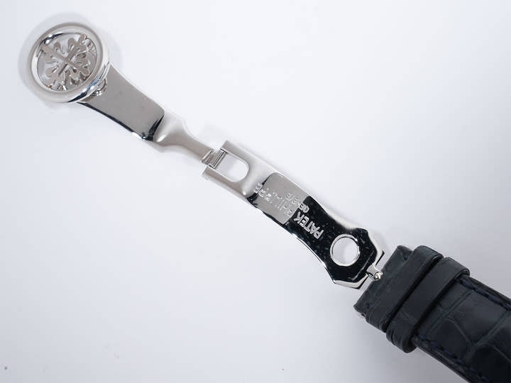 パテックフィリップ コンプリケーション ワールドタイム Ref.5130P-001 プラチナ シルバー/ブルー文字盤