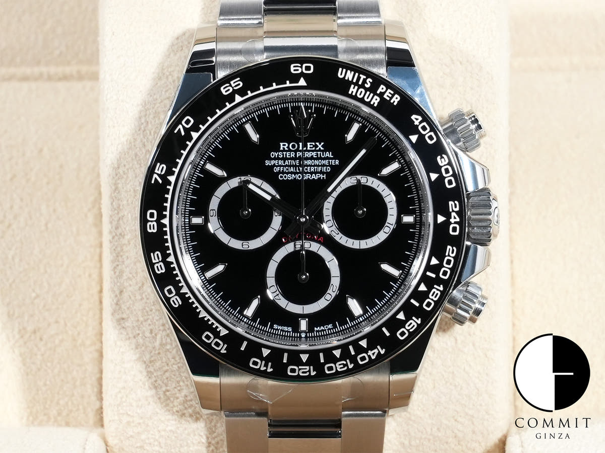 ロレックス デイトナ Ref.126500LN ステンレススチール ブラック文字盤