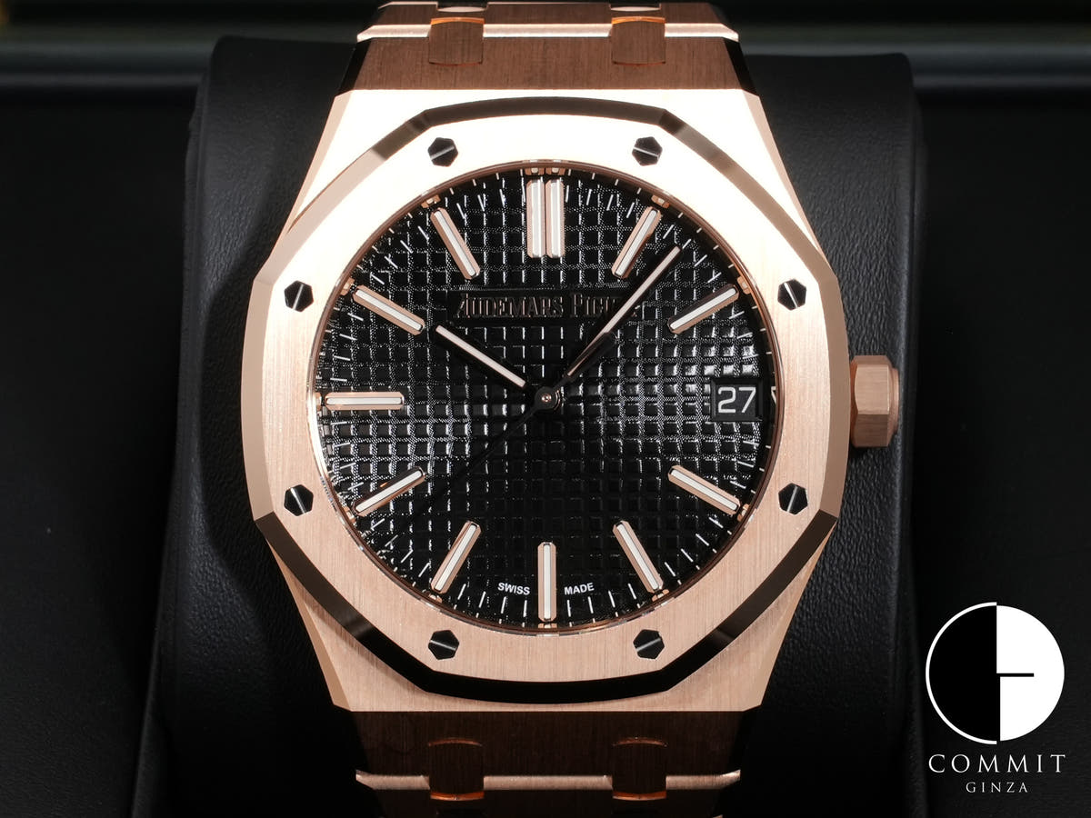 オーデマピゲ ロイヤルオーク Ref.15510OR.OO.1320OR.04 ピンクゴールド ブラック文字盤
