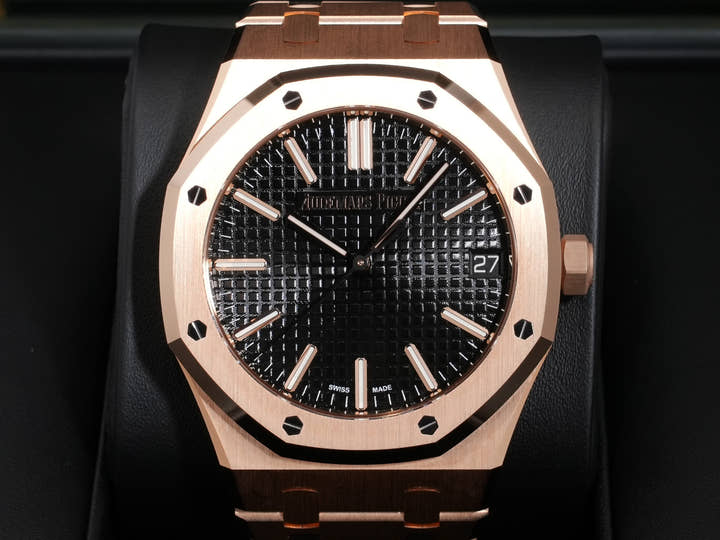 オーデマピゲ ロイヤルオーク Ref.15510OR.OO.1320OR.04 ピンクゴールド ブラック文字盤