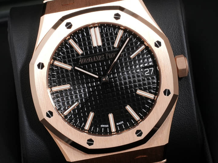 オーデマピゲ ロイヤルオーク Ref.15510OR.OO.1320OR.04 ピンクゴールド ブラック文字盤