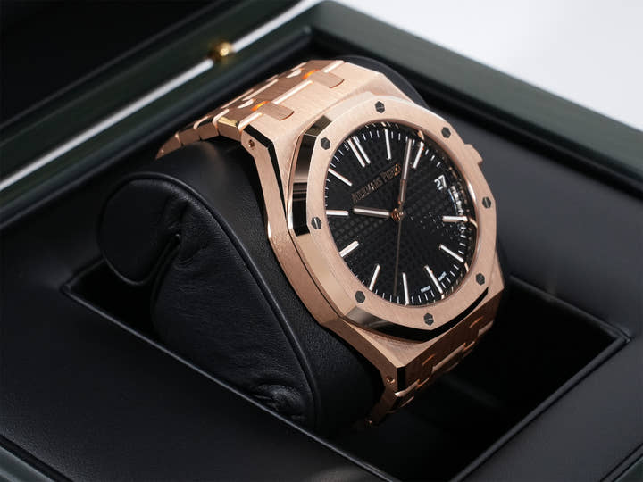 オーデマピゲ ロイヤルオーク Ref.15510OR.OO.1320OR.04 ピンクゴールド ブラック文字盤