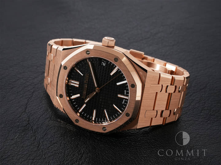 オーデマピゲ ロイヤルオーク Ref.15510OR.OO.1320OR.04 ピンクゴールド ブラック文字盤