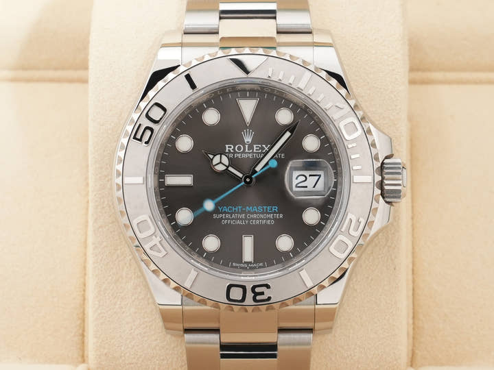 ロレックス ヨットマスター40 Ref.116622 ステンレススチール/プラチナ ダークロジウム文字盤 中古 jcdubeco