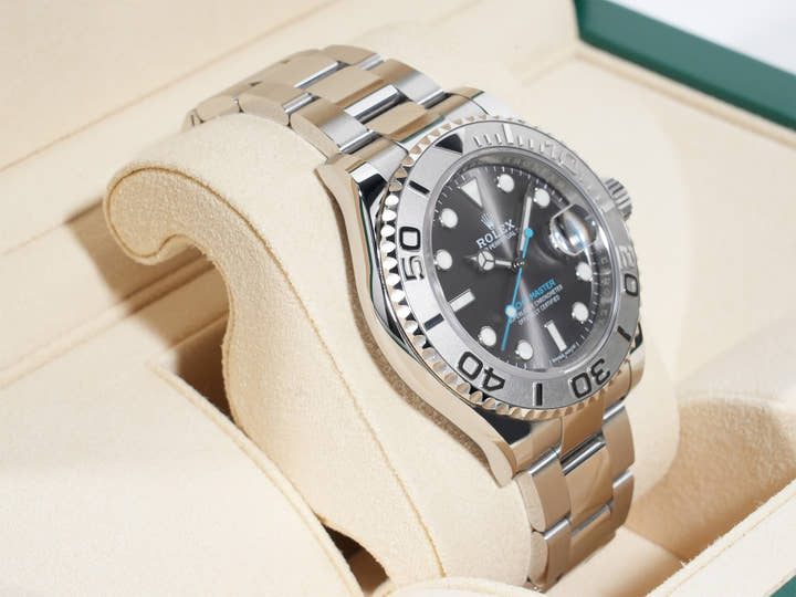 ロレックス ヨットマスター40 Ref.116622 ステンレススチール/プラチナ ダークロジウム文字盤 中古 jcdubeco