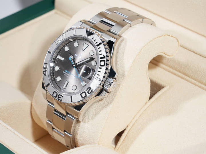 ロレックス ヨットマスター40 Ref.116622 ステンレススチール/プラチナ ダークロジウム文字盤 中古 jcdubeco