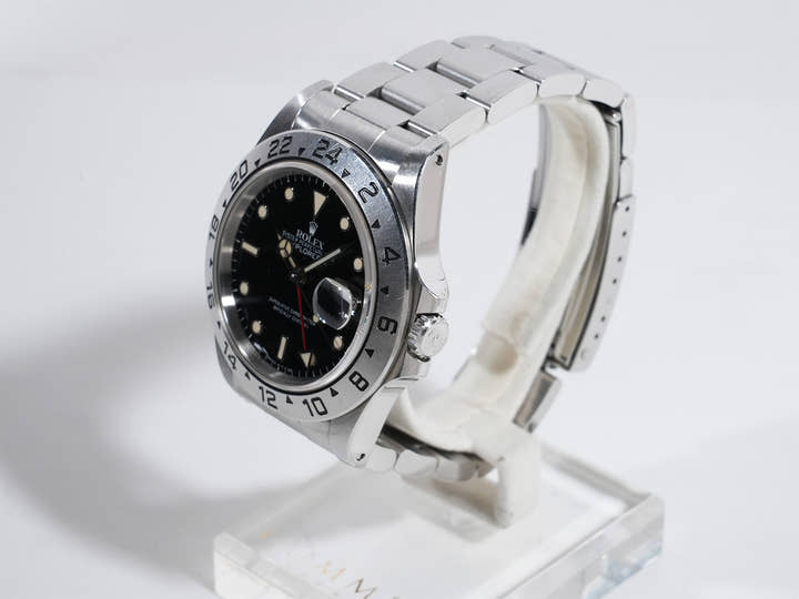 ロレックス エクスプローラーII Ref.16570 ステンレススチール ブラック文字盤