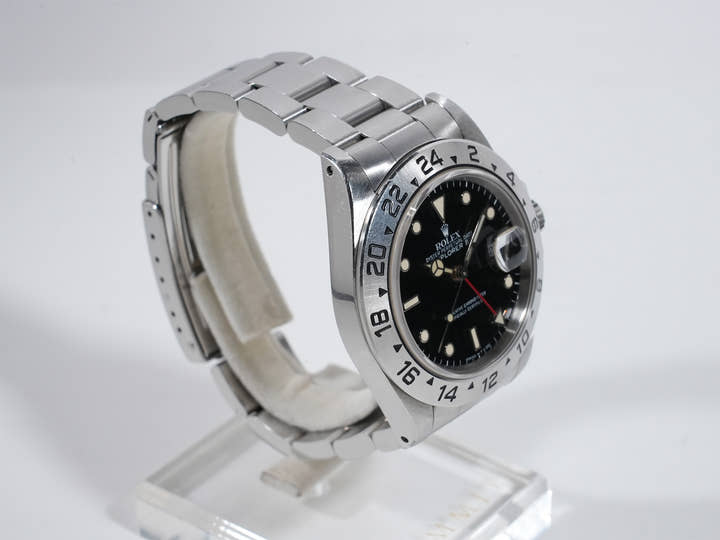 ロレックス エクスプローラーII Ref.16570 ステンレススチール ブラック文字盤