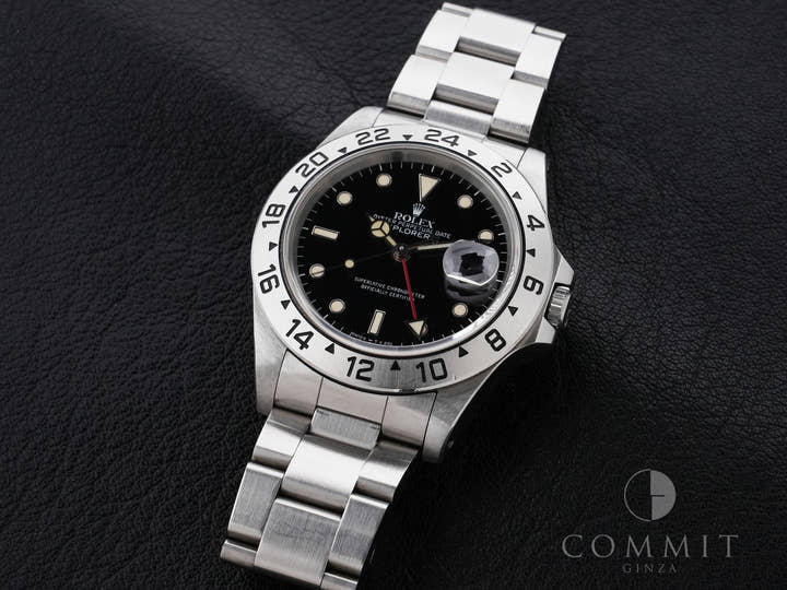ロレックス エクスプローラーII Ref.16570 ステンレススチール ブラック文字盤