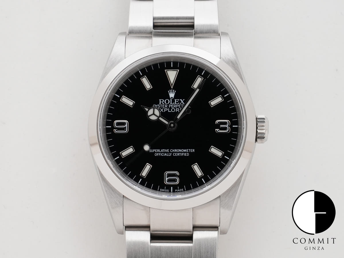 ロレックス エクスプローラーI Ref.114270 ステンレススチール ブラック文字盤