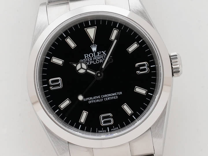 ロレックス エクスプローラーI Ref.114270 ステンレススチール ブラック文字盤