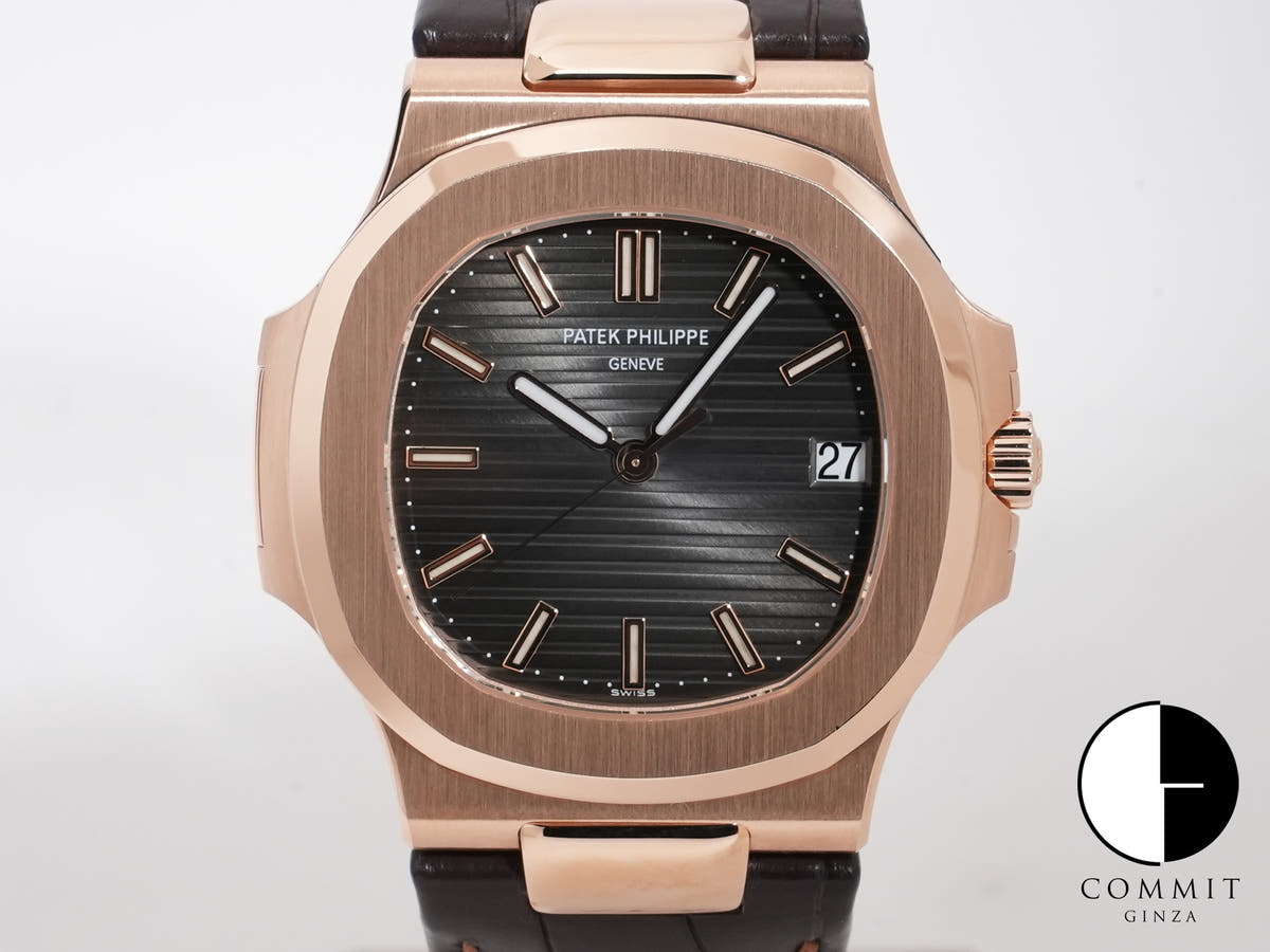 パテックフィリップ ノーチラス Ref.5711R-001 ローズゴールド ブラウン文字盤