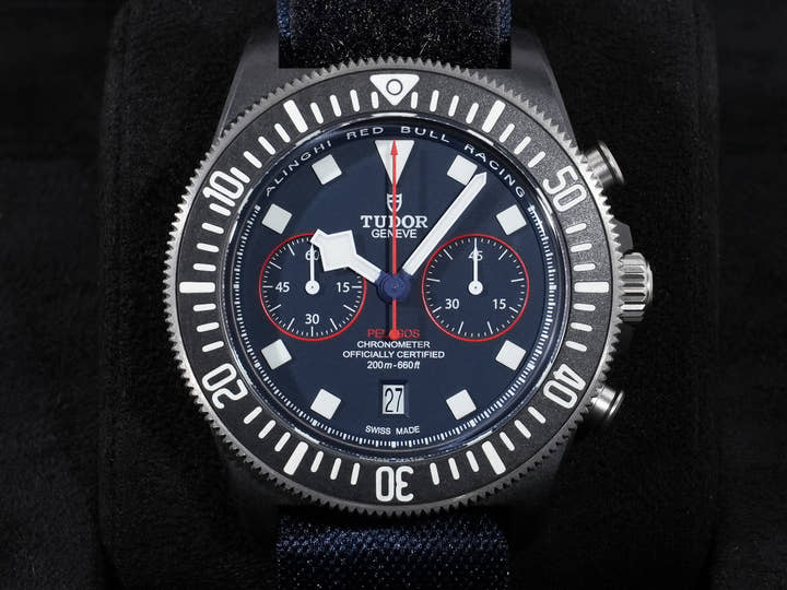 チューダー ペラゴス FXD クロノ Ref.25807KN CA ブルー文字盤 未使用 ef8e67an