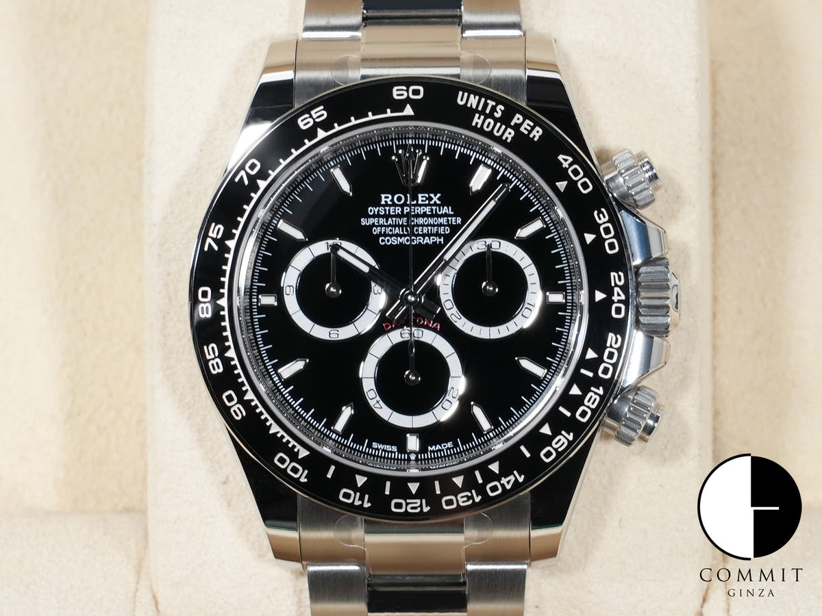 ロレックス デイトナ Ref.126500LN ステンレススチール ブラック文字盤