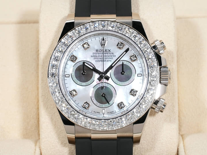 ロレックス デイトナ Ref.126589RBR ホワイトゴールド マザーオブパールxホワイト/ブラック文字盤