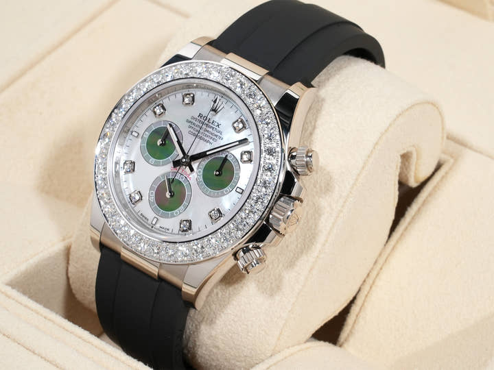 ロレックス デイトナ Ref.126589RBR ホワイトゴールド マザーオブパールxホワイト/ブラック文字盤