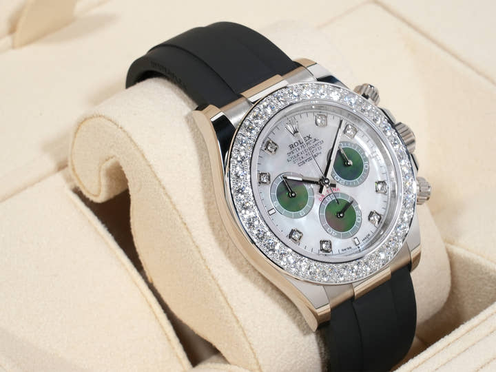 ロレックス デイトナ Ref.126589RBR ホワイトゴールド マザーオブパールxホワイト/ブラック文字盤