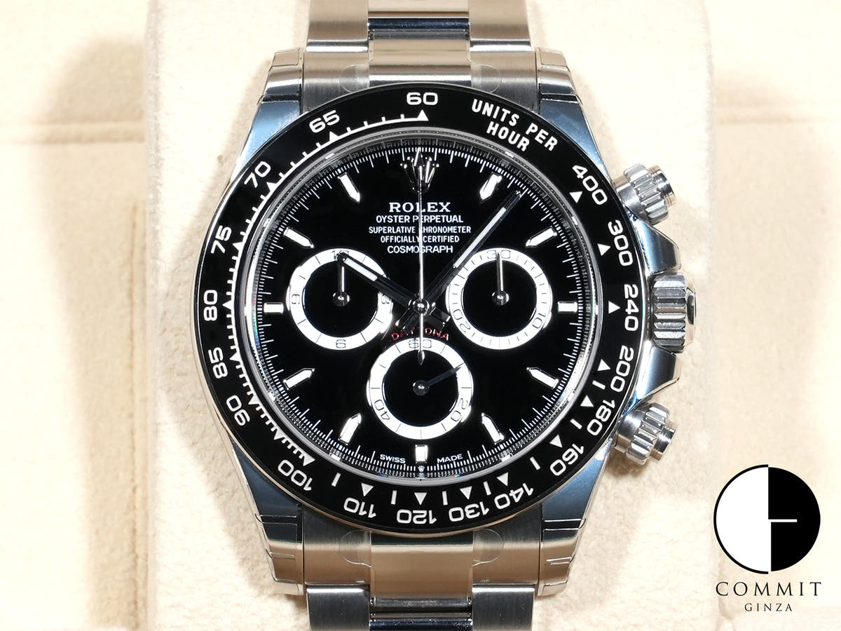 ロレックス デイトナ Ref.126500LN ステンレススチール ブラック文字盤