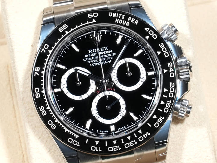 ロレックス デイトナ Ref.126500LN ステンレススチール ブラック文字盤
