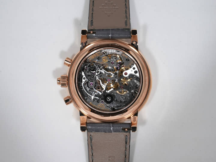 パテックフィリップ パーペチュアルカレンダー スプリットセコンド クロノグラフ Ref.5204R-011 ローズゴールド スレートグレー文字盤