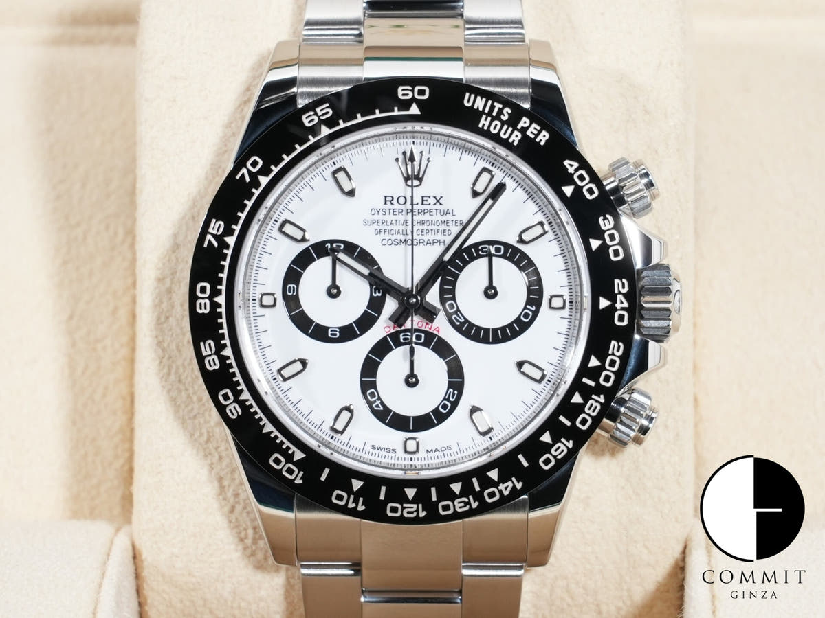 ロレックス デイトナ Ref.116500LN ステンレススチール ホワイト文字盤