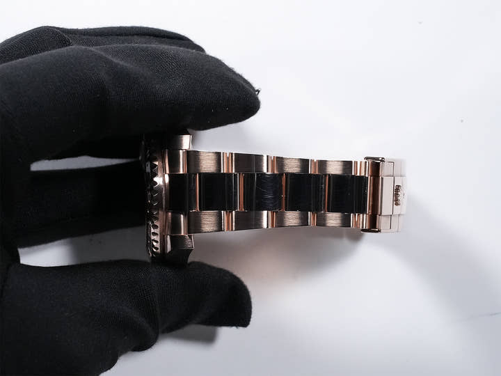 Rolex GMT-Master II Ref. 126715CHNR Everose Gold Black Dial
