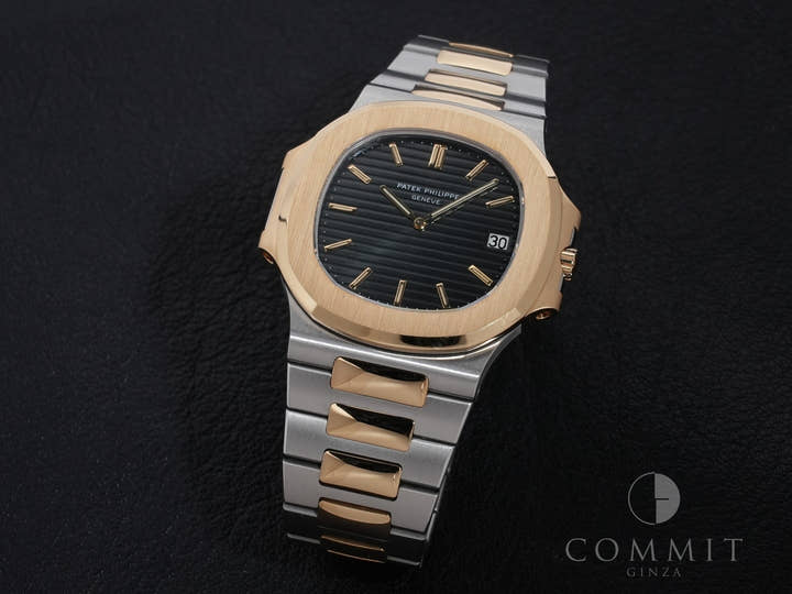 パテックフィリップ ノーチラス Ref.3700/11JA ステンレススチール/イエローゴールド ブルー文字盤