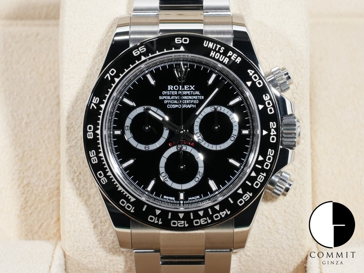 ロレックス デイトナ Ref.126500LN ステンレススチール ブラック文字盤