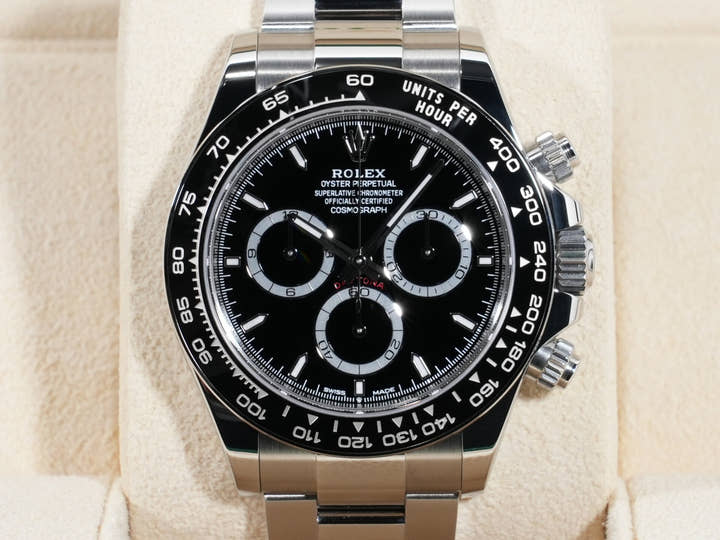 ロレックス デイトナ Ref.126500LN ステンレススチール ブラック文字盤