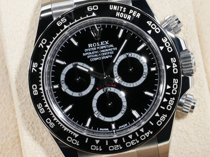 ロレックス デイトナ Ref.126500LN ステンレススチール ブラック文字盤