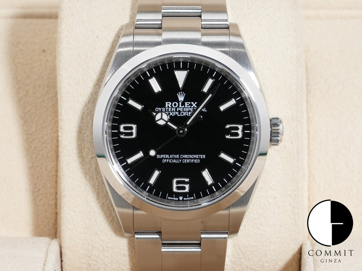 Rolex Explorer 36 Ref. 124270 Stainless Steel Black Dial