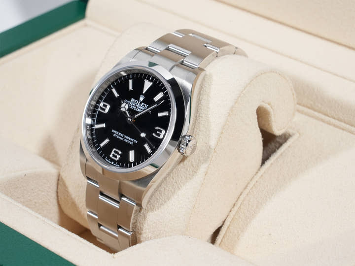 Rolex Explorer 36 Ref. 124270 Stainless Steel Black Dial