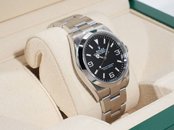 Rolex Explorer 36 Ref. 124270 Stainless Steel Black Dial