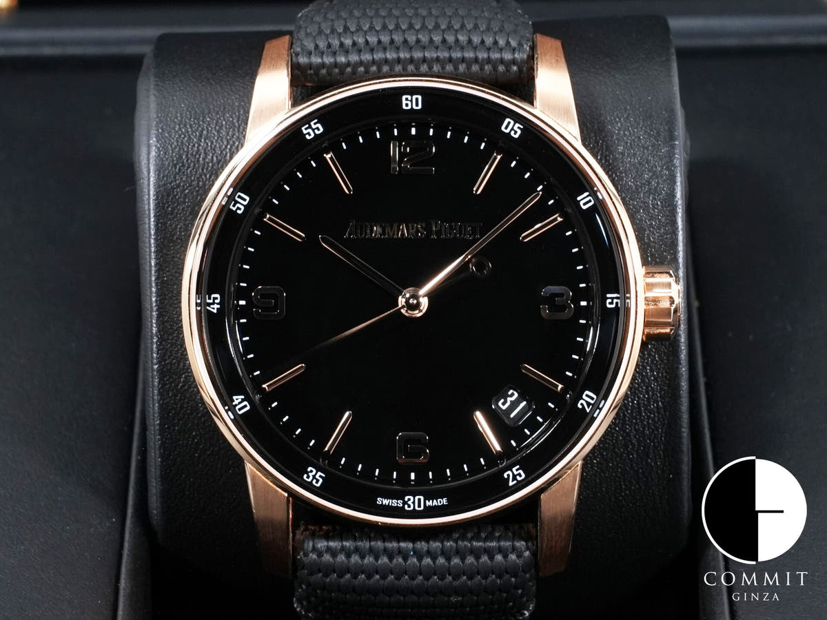 オーデマピゲ CODE 11.59 バイ オーデマ ピゲ Ref.15210OR.OO.A002KB.01 ピンクゴールド ブラック文字盤