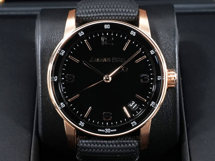 オーデマピゲ CODE 11.59 バイ オーデマ ピゲ Ref.15210OR.OO.A002KB.01 ピンクゴールド ブラック文字盤