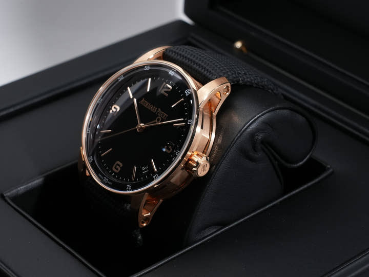 オーデマピゲ CODE 11.59 バイ オーデマ ピゲ Ref.15210OR.OO.A002KB.01 ピンクゴールド ブラック文字盤