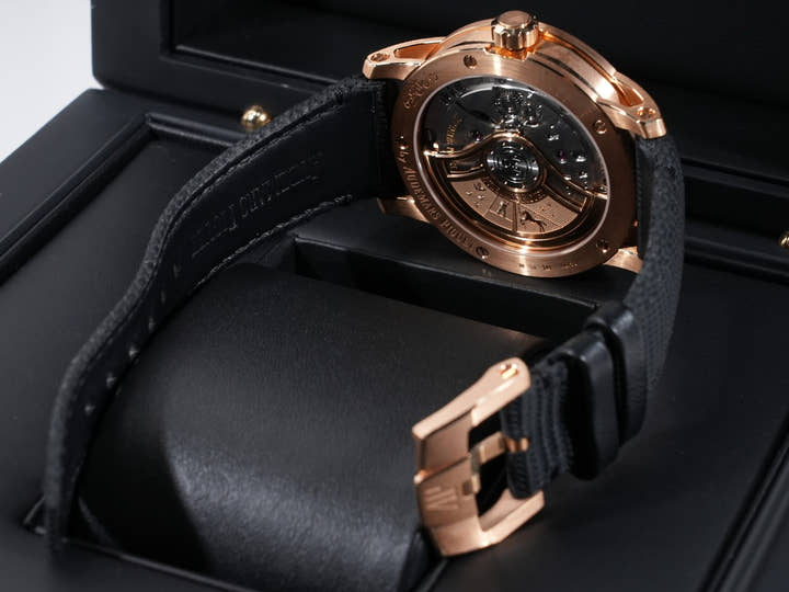 オーデマピゲ CODE 11.59 バイ オーデマ ピゲ Ref.15210OR.OO.A002KB.01 ピンクゴールド ブラック文字盤