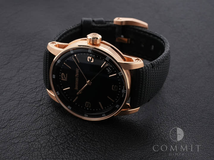 オーデマピゲ CODE 11.59 バイ オーデマ ピゲ Ref.15210OR.OO.A002KB.01 ピンクゴールド ブラック文字盤