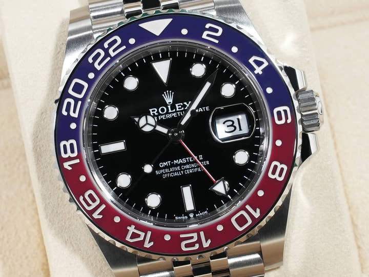 ロレックス GMTマスターII Ref.126710BLRO ステンレススチール ブラック文字盤 ジュビリーブレスレット