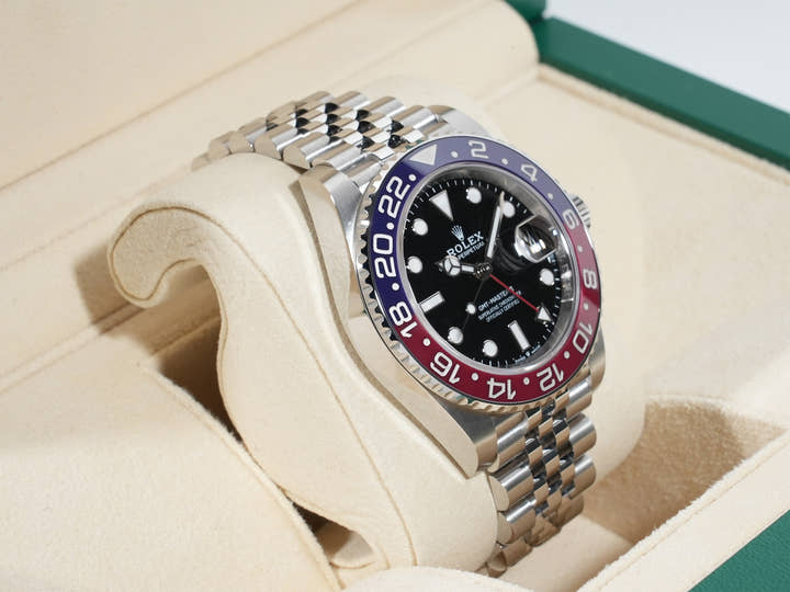 ロレックス GMTマスターII Ref.126710BLRO ステンレススチール ブラック文字盤 ジュビリーブレスレット