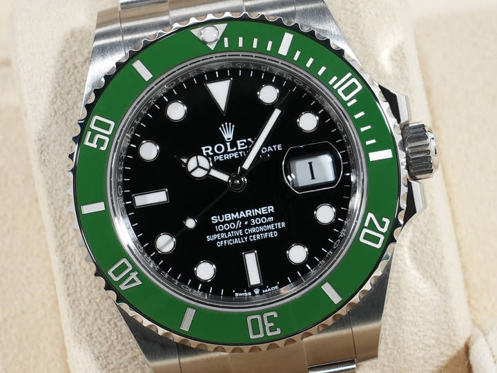 ロレックス サブマリーナー デイト Ref.126610LV ステンレススチール ブラック文字盤