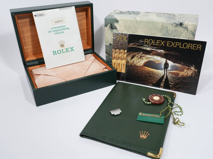 ロレックス エクスプローラーII Ref.16570 ステンレススチール ホワイト文字盤