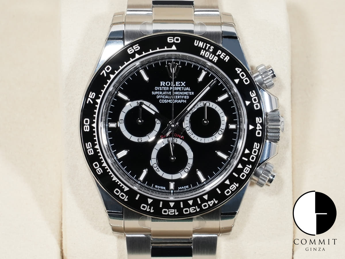 ロレックス デイトナ Ref.126500LN ステンレススチール ブラック文字盤