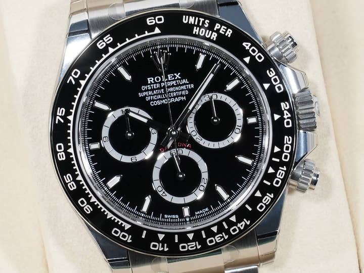 ロレックス デイトナ Ref.126500LN ステンレススチール ブラック文字盤