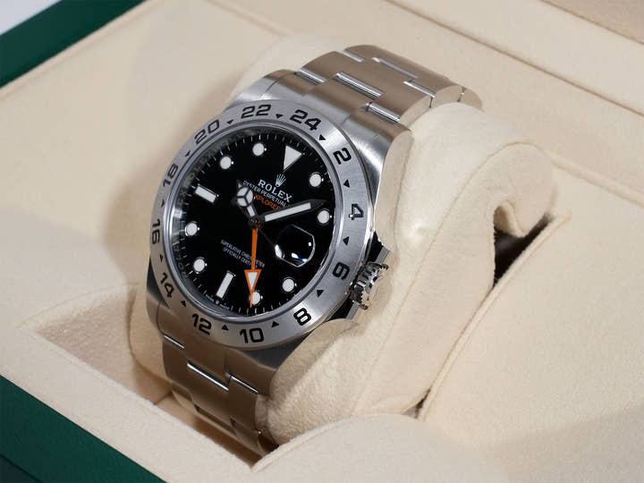 ロレックス エクスプローラーII Ref.226570 ステンレススチール ブラック文字盤